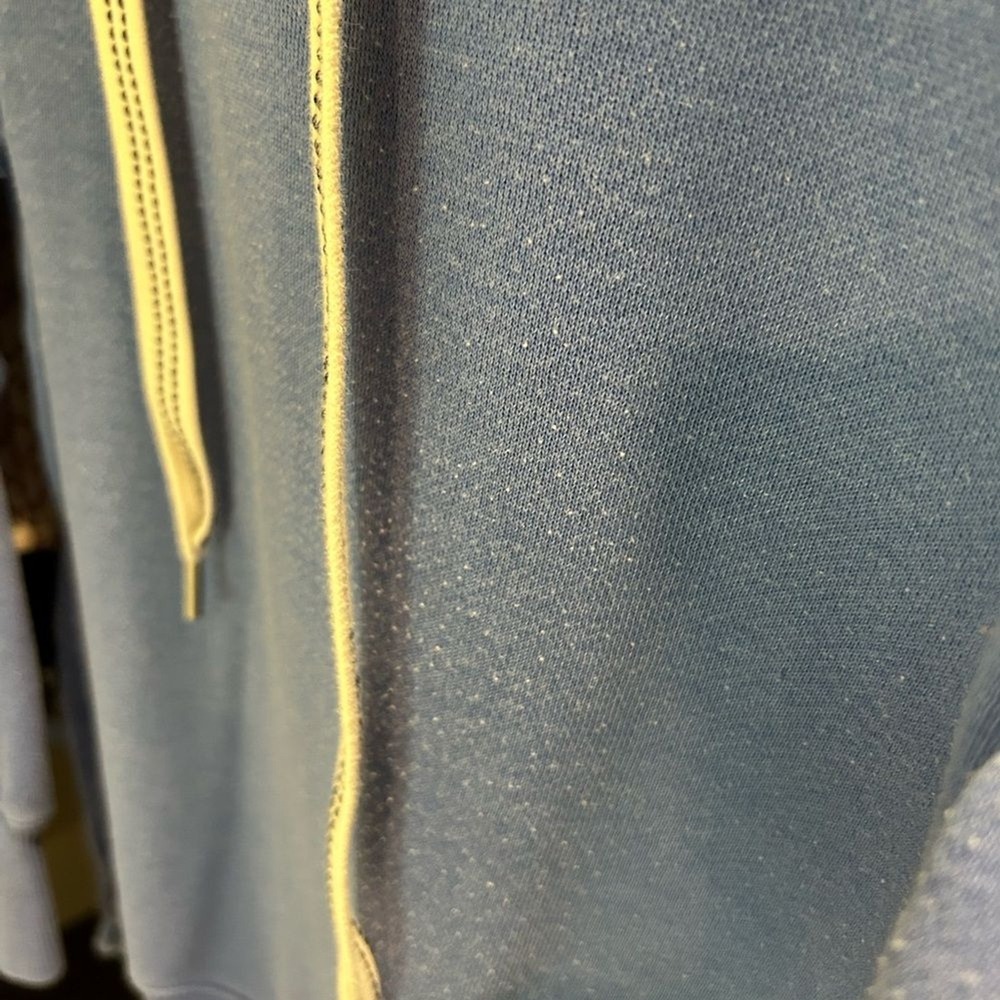 Aerie Womens Blue Oversized Fleece Hoodie Sweatshirt Size S/P Relaxed Fit - Picture 5 of 6